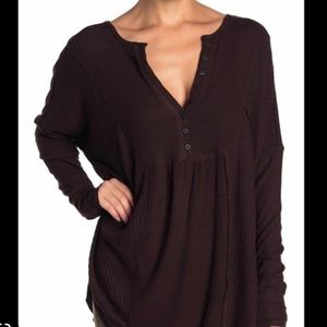 Free People Leo Henley Shirt